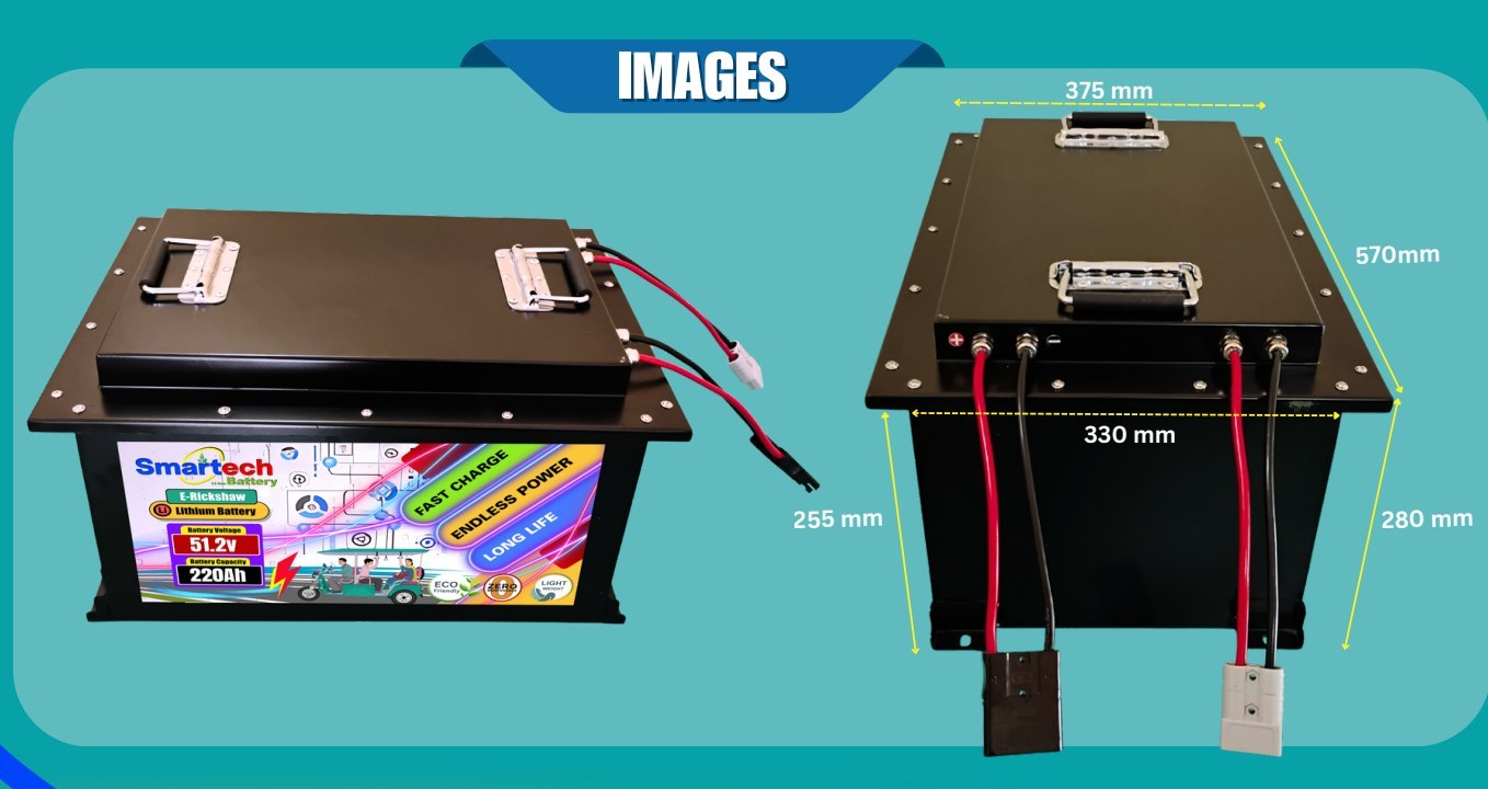 51.2V 220Ah Lithium E-Rickshaw Battery - photo 1