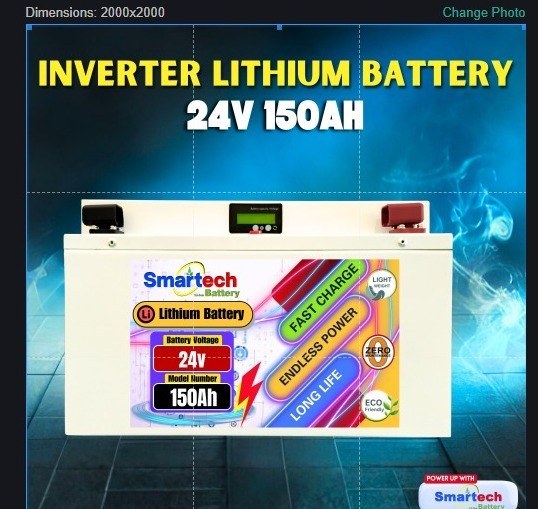 24V 150Ah Lithium Inverter Battery