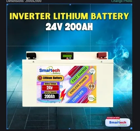 24V 200Ah Lithium Inverter Battery - photo 1