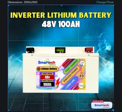 48V 100Ah Lithium Inverter Battery - photo 1