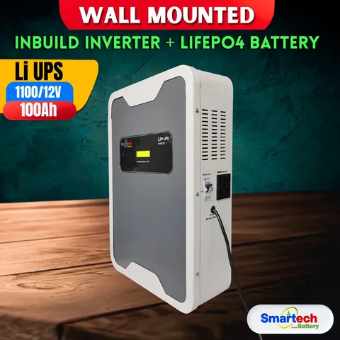 Li UPS 1100/12V Wall-Mounted Inverter + 100Ah LiFePO4 - photo 6