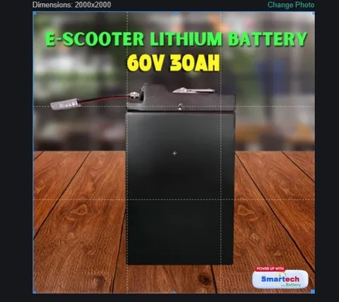60V 30Ah Lithium E-Scooter Battery - photo 5