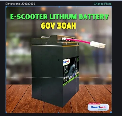 60V 30Ah Lithium E-Scooter Battery - photo 6