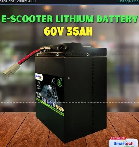 60V 35Ah Lithium E-Scooter Battery - photo 2