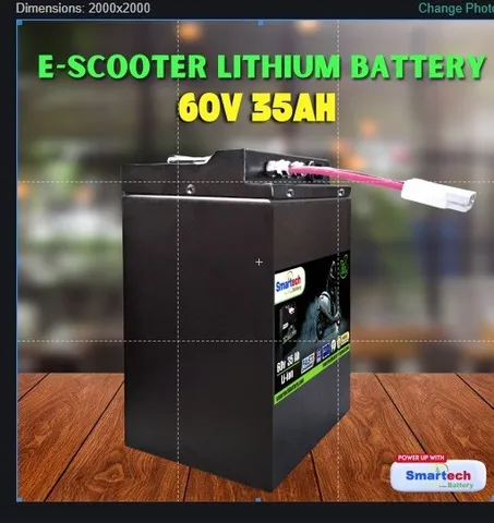 60V 35Ah Lithium E-Scooter Battery - photo 3