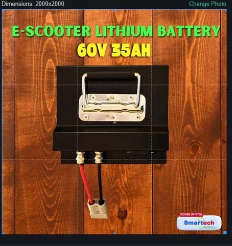 60V 35Ah Lithium E-Scooter Battery - photo 5
