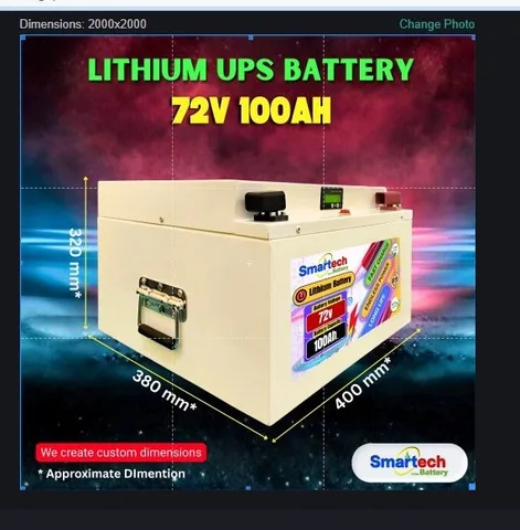 72V 100Ah Lithium UPS Battery - photo 4
