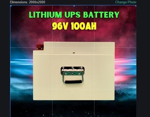 96V 100Ah Lithium UPS Battery - photo 3